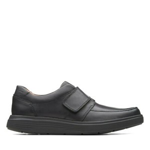 clarks unstructured black shoes