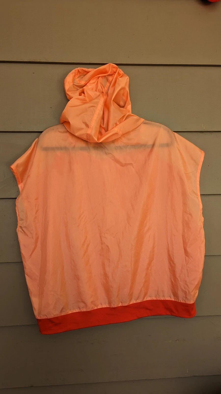 VETEMENTS Felpa con cappuccio pullover AVIA donna manica corta arancione abbigliamento attivo leggero taglia XL (16 18)