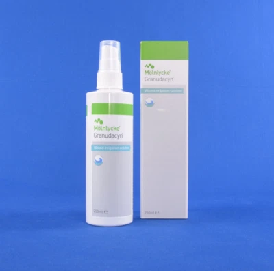 Granudacyn Wundspüllösung 250 ml Akute chronische Wunden PZN 11865140 Mölnlycke