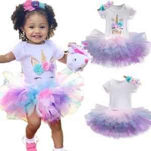 1st birthday unicorn dress