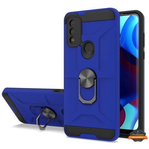 For Revvl 6X Pro 5G Hybrid 360° Ring Stand Rubber Silicone Shockproof Case Cover - Picture 3 of 73