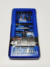Cal Hawk 44pc T Type Ratchet Handle Power Bit Set