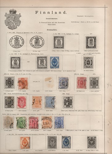 Norway and Finland Stamps on 2 Pages - Mixed Condition - 第 1/2 張圖片