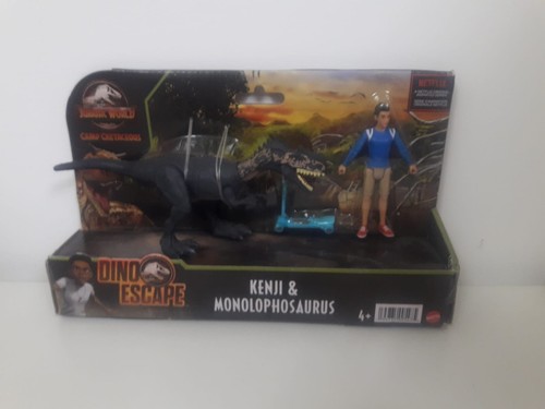 Jurassic World Camp Cretaceous Dino Escape Kenji and Monolophosaurus - Picture 11 of 14
