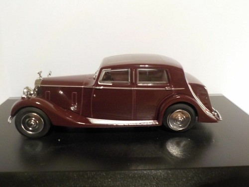 ROLLS ROYCE 25/30 Thrupp & Maberley, Burgandy, MODEL CAR 1:43 SCALE OXFORD 43R25 - Picture 2 of 4