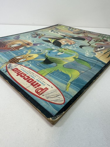VINTAGE 1960 WHITMAN PINOCCHIO FRAME TRAY PUZZLE No. 4432 - Picture 5 of 8