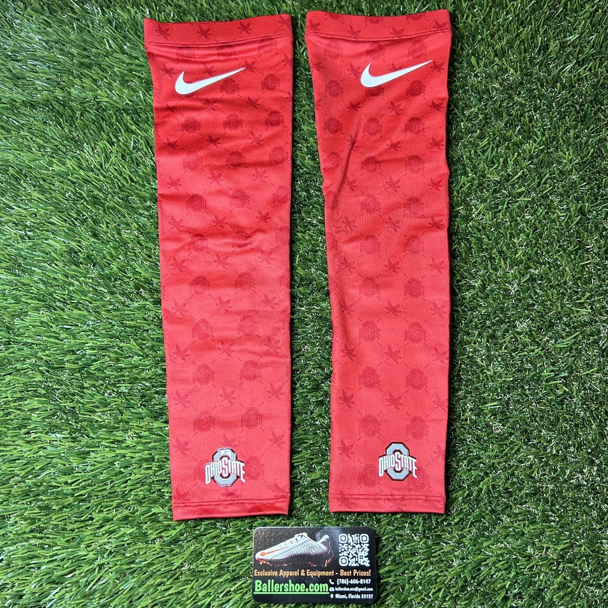 Nike Team Issue Ohio State Buckeyes Pro Dri-Fit Sleeves Size