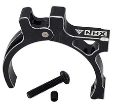 NHX RC Aluminum Cooling Fan Mount for 540 Size 1/10 Motors / 30x30mm Fans -Black