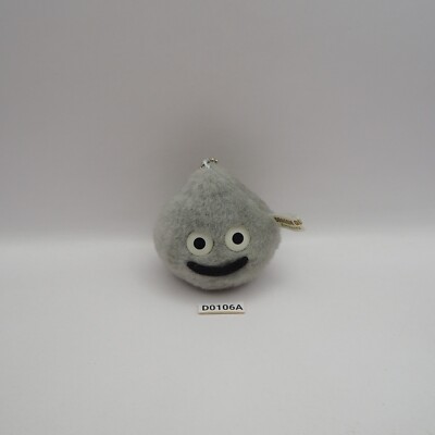 D0106A Dragon Quest Metal Slime 1998 Plush Keychain Mascot 2.5'' Toy Japan
