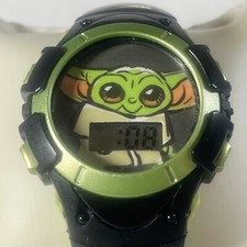 Star Wars Mandalorian Baby Yoda Jedi Accutime Watch