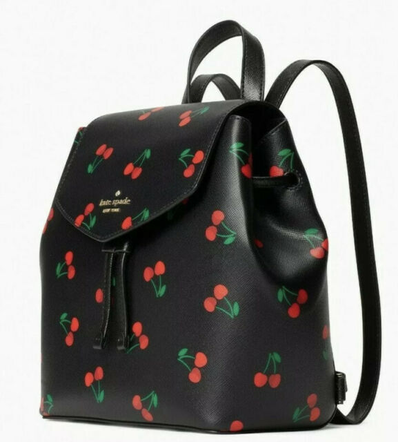Kate Spade Lizzie Medium Flap Backpack Black Kate Spade New York Lizzie Medium Flap Backpack Black  main image 2