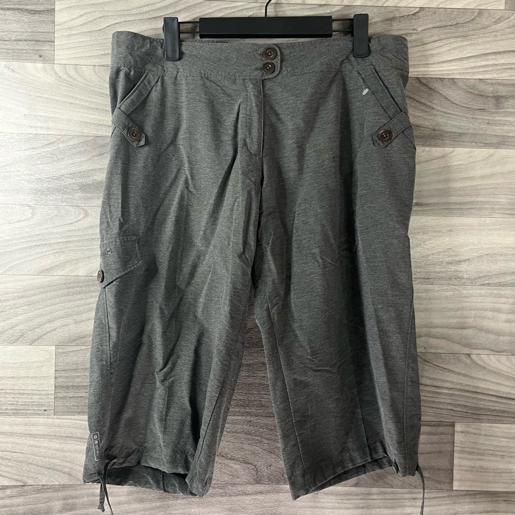 Pantalone Merrell Capri donna 10 grigio erica vita alta UPF 50+ tasche escursionismo