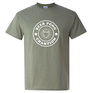 beer pong champion t shirt