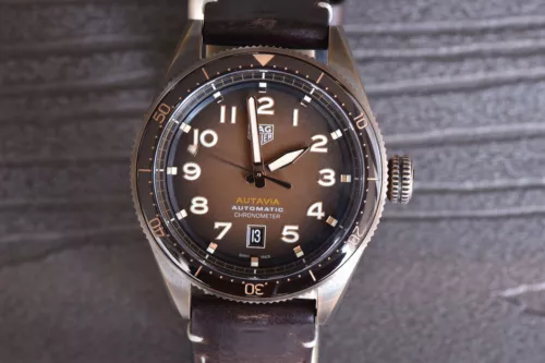 2022 TAG Heuer Autavia Automatic Brown Dial Bronze 42MM Watch WBE5191.FC8276