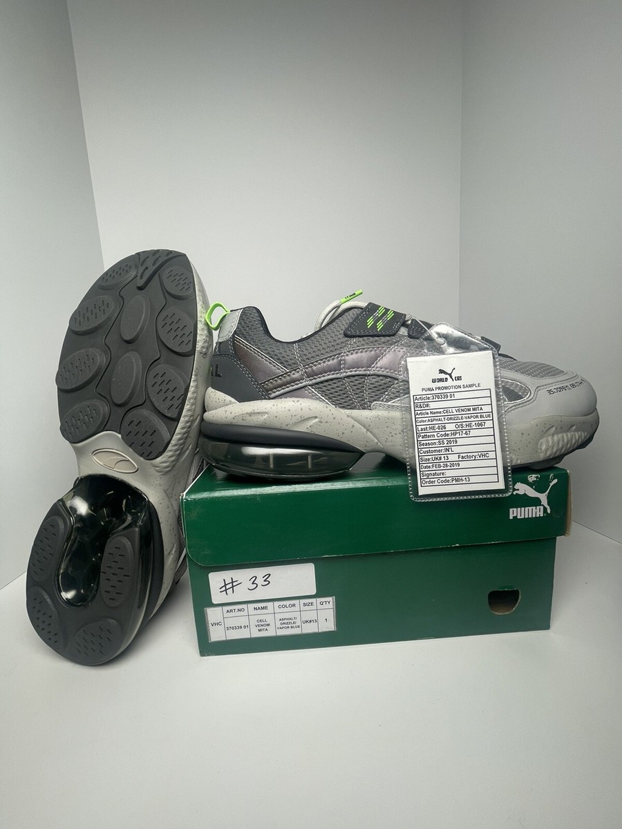 PUMA Size 14 Cell Venom x Mita Silver Gray 2019 PROMOTION SAMPLE