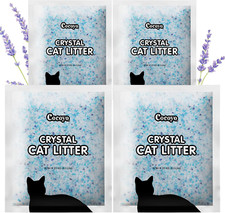 Lavender-Scented Crystal Cat Litter I Silica Gel Cat Litter   17.2 Lbs Value Pac