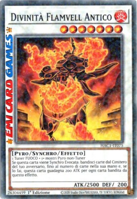 ANTIKE FLAMVELL GOTTHEIT - FAC1-IT075 - 1Ed - Parallel Rare - Yu-gi-oh Yugioh