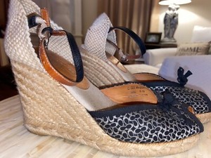 espadrille wedges open toe black