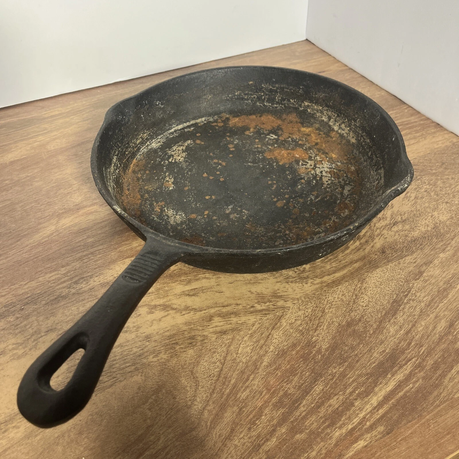 MSE Martha Stewart Cast Iron Skillet Large Needs Good Clean