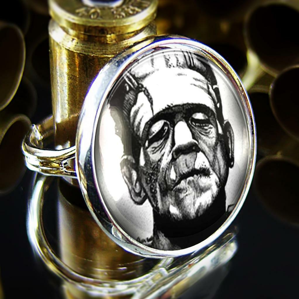 Frankenstein Movie Monster Sterling Silver Horror Halloween Ring