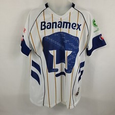 Club Universidad Nacio Soccer Jersey FC Football Pumas Banamex Mexico SS Shirt L