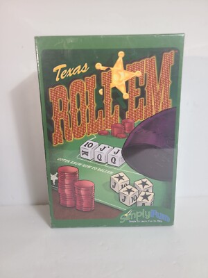 Table Game Texas Roll em Dice from Simply Fun 2005 Complete  New Factory Sealed