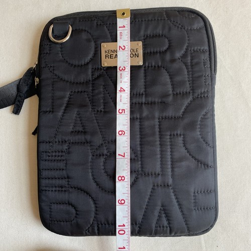 Kenneth Cole Reaction Black Quilted Shoulder Bag/ Tablet Case - Picture 5 of 5