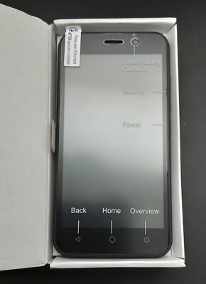 New, Black ANDROID Cellution Cosmas T LTE Touch Screen Smart Phone