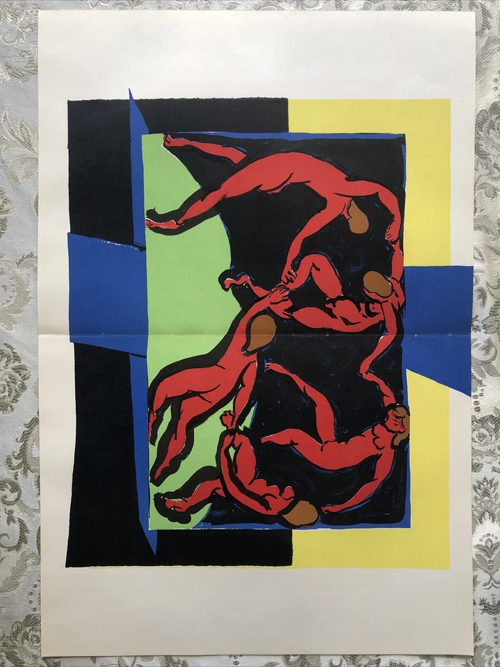 Henri Matisse,La Dance 原版 Verve 石版画 巴黎 Mourlot 1939 复古 — 第 2/4 张图片