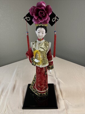 QUALITÄT CHINESISCHE PUPPE EINE ELEGANTE DAME 14 ZOLL GROSS