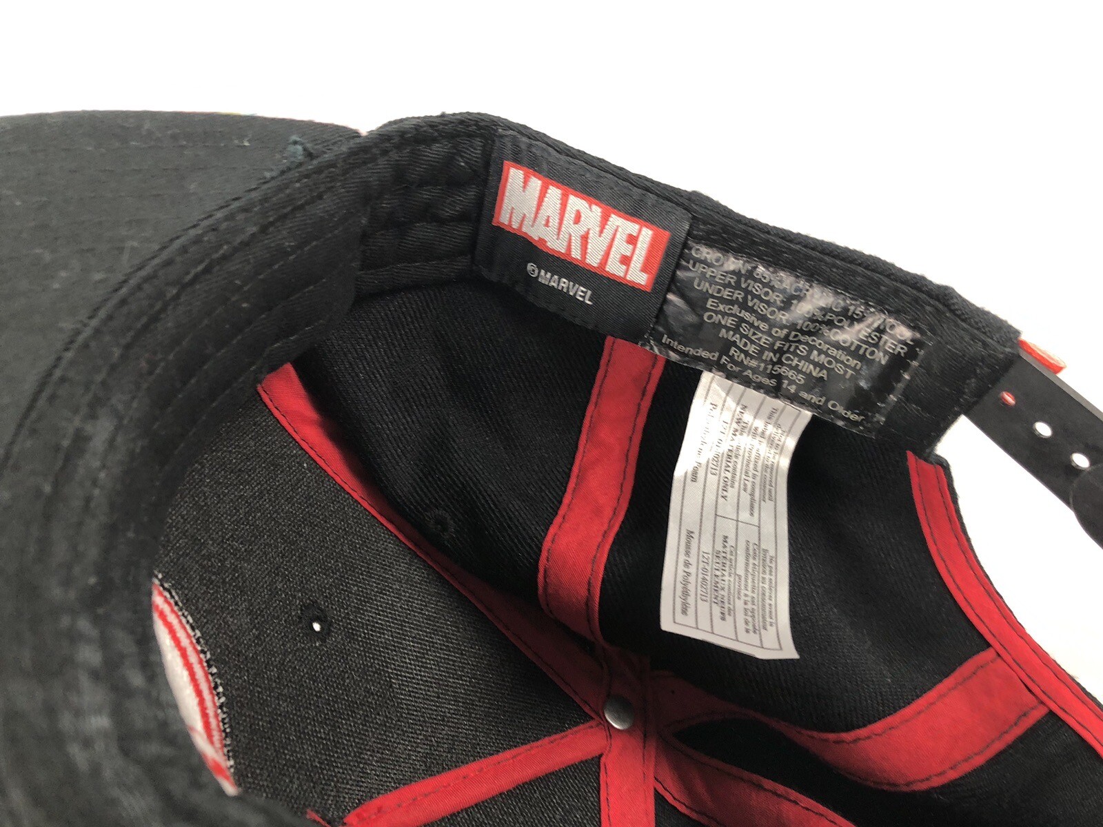 Authentic MARVEL COMICS DEADPOOL LOGO CAP Bioworl… - image 6