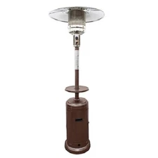 AZ Patio Heaters HLDS01-CG 87" 48000 Btu Tall Outdoor Patio Heater with Table, 