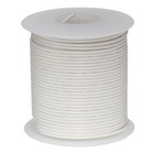 22 AWG Gauge Stranded Hook Up Wire White 100 ft 0.0253" UL1007 300 Volts