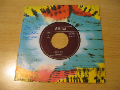 7'' Single Bee Gees Stayin Alive Vinyl Amiga DDR 4 56 353