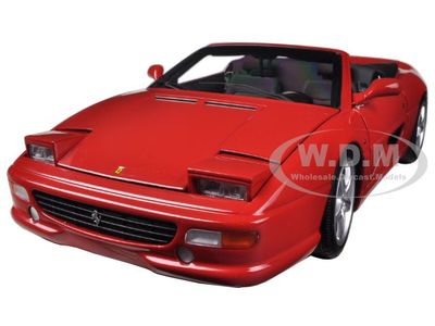FERRARI F355 SPIDER CONVERTIBLE ELITE RED 1/18 DIECAST MODEL HOT