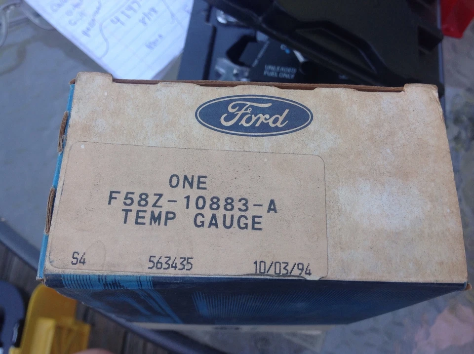 NUEVO OEM FORD 1995 1996 1997 WINDSTAR MEDIDOR DE TEMPERATURA TABLERO SIN TACÓMETRO Foto 3 de 3