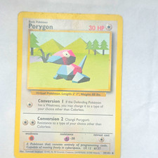 WOTC Porygon 39/102 Base Set Unlimited Regular Uncommon Pokémon TCG 1999 30HP