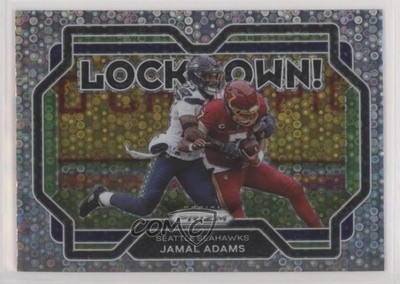 2021 Panini Prizm Lockdown! No Huddle Prizm Jamal Adams #7 pe8