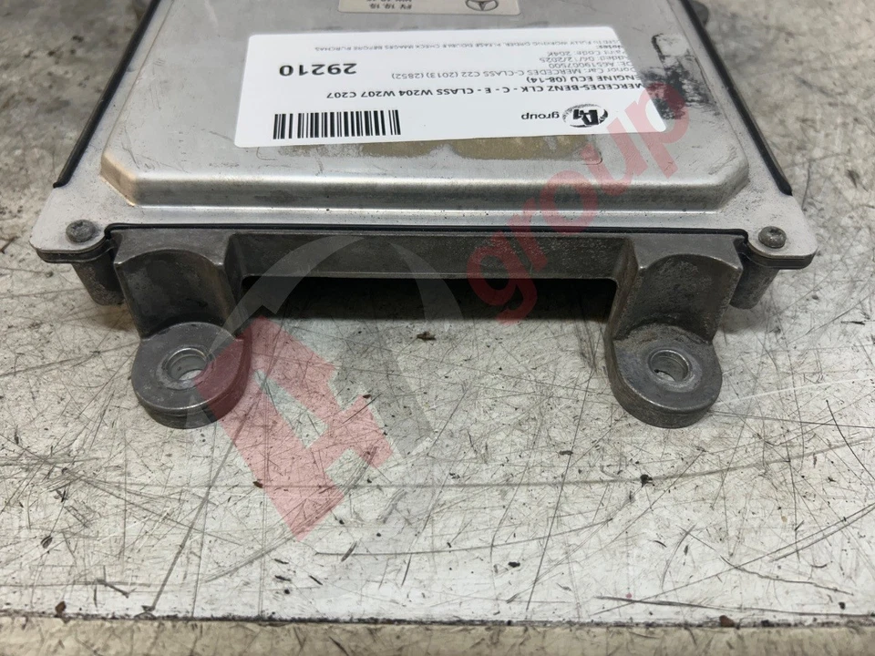 MERCEDES-BENZ CLK - C - E - CLASS W204 W207 C207 ENGINE ECU (08-14) A6519007500 - Image 3 of 4