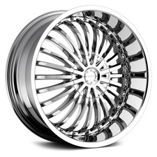Strada Spina Wheel 20x8 35 5x110 74.1 Chrome Single Rim