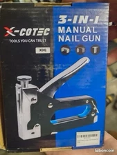 3-in-1 Heavy Duty Staple Gun Kit w/2100 Staples - Upholstery & DIY