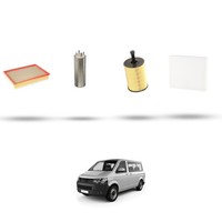 Hoffcar Set Service - 4 Filter Kompatibel Mit Vw Transporter 1.9 Tdi 75Kw Von