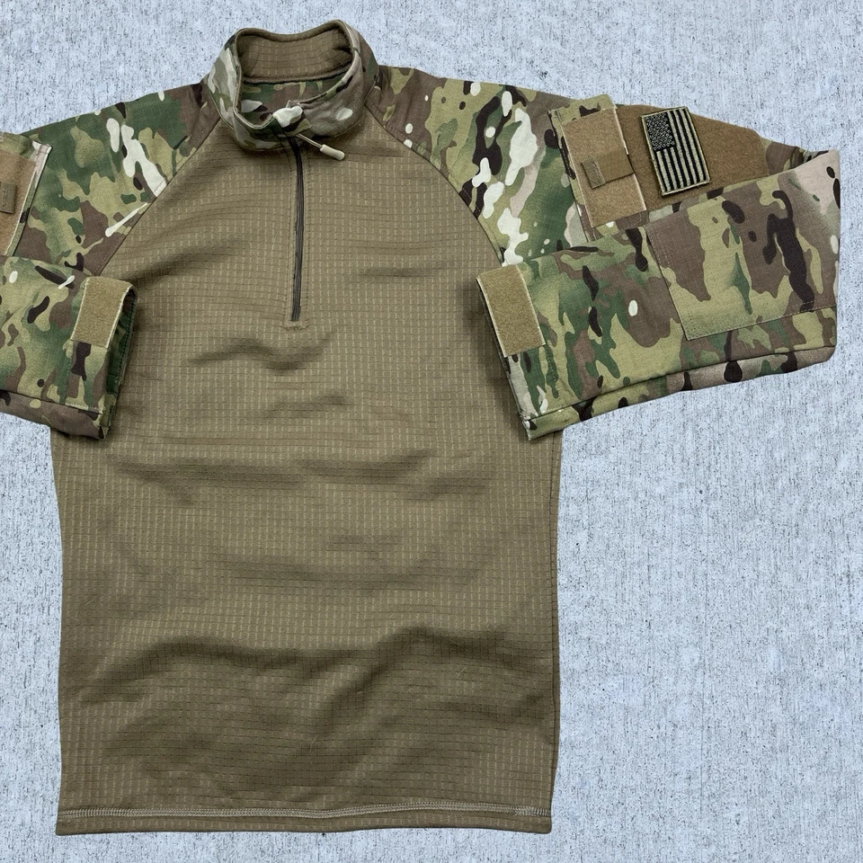 军事战斗衬衫 MultiCam Cordura 战术制服 Tru-Spec 男式小号 — 第 2/4 张图片