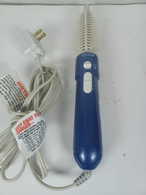 #ad #ad Helen of Troy 1quot; Model 1574 Heated Hot Air Curling Iron Brush With Blue Handle $34.99