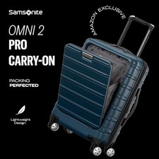 SAMSONITE OMNI 2 PRO HARDSIDE EXPANDABLE LUGGAGE WITH SPINNER - MIDNIGHT BLACK