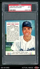 1953 Red Man #14 Duke Snider With Tab Dodgers HOF PSA 5 - EX