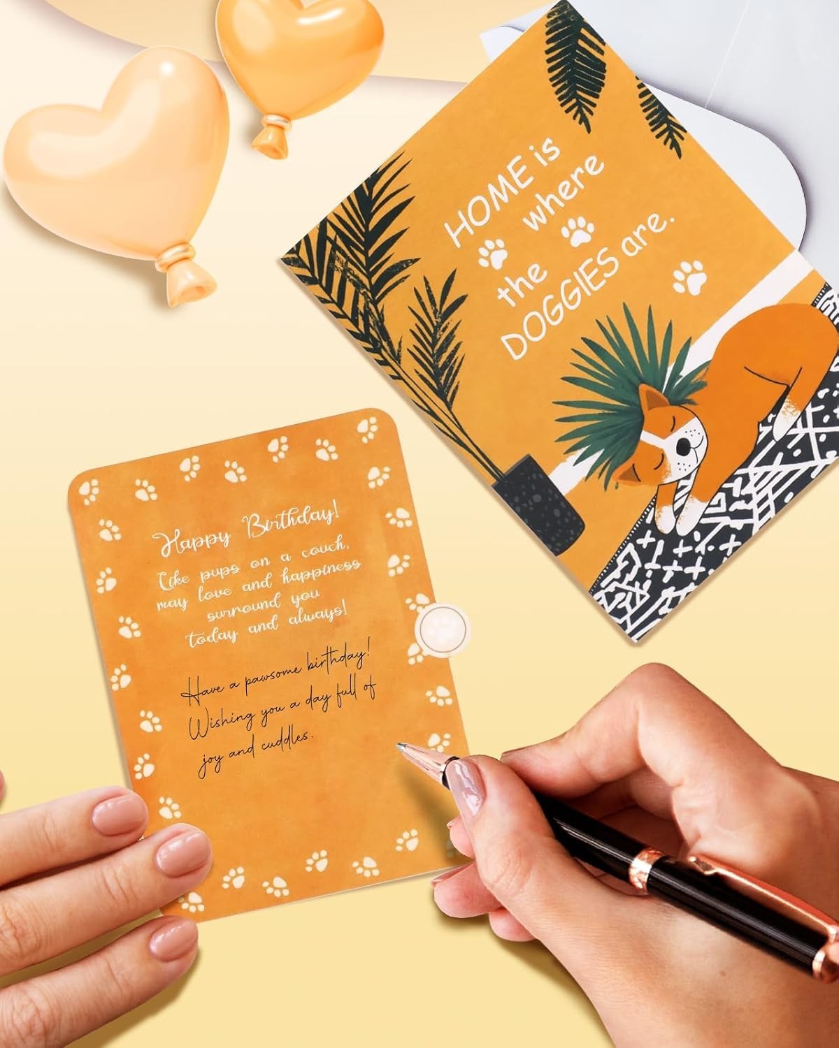 Birthday Pop up Card with Envelope - Funny Dog Happy Birthday 3D Greeting Pop up