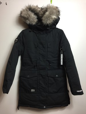 KHUJO Damen Winterjacke Modell: Christina Schwarz S