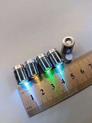 5 Stück Mini Led Lichter RGB langsamer Farbwechsel inkl. Batterie