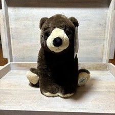 F.A.O Schwartz Bear Plush 10 Inch NWT Planet Love 100 Recycle Faux Fur